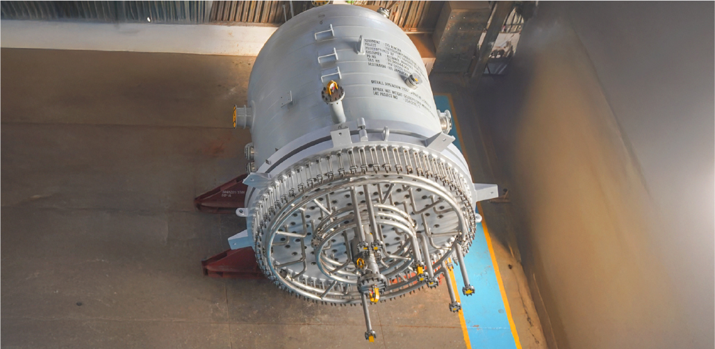 38 nos CVD reactors, made for the first time in India for one of the India’s Polysilicon Manufacturing Facility